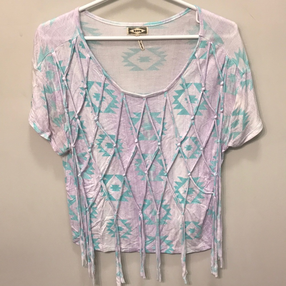 Aztec pattern shirt